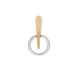 Charlotte Chesnais contrast spike ring silver gold vermeil signed